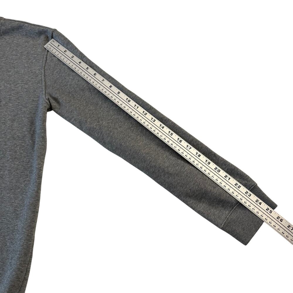 NWT SKIMS Men's Lounge Fleece Crewneck Sweatshirt Dark Heather Grey Small - Picture 8 of 8